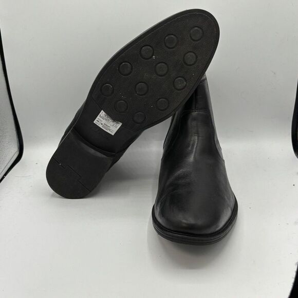 Clarks Men's Whiddon Zip Waterproof Black Leather Sz 14M - Picture 7 of 9